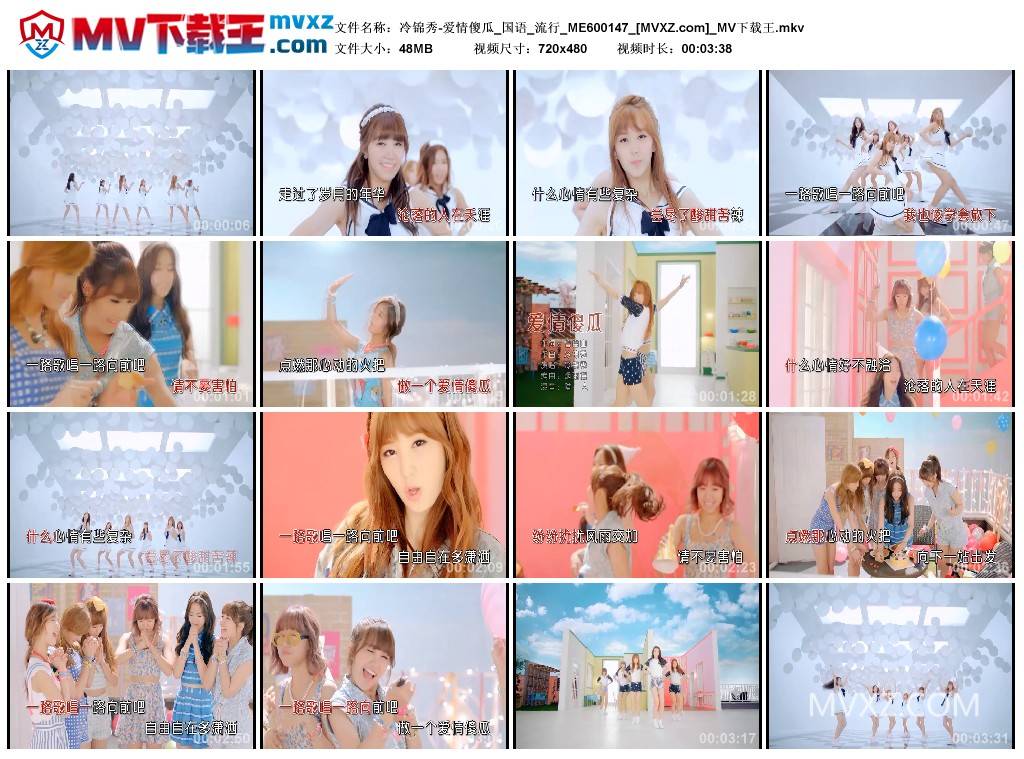 冷锦秀-爱情傻瓜_国语_流行_ME600147